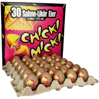Chicki Micki Sahne-Likör Eier 17% Vol. 30x0,02l PET Chicki Micki Sahne-Likör Eier 17% Vol. 30x0,02l PET
