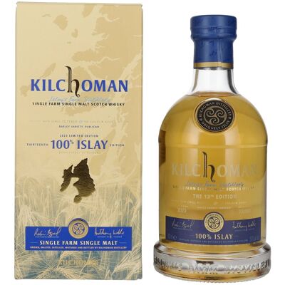 Kilchoman 100% Islay The 13th Edition 2023 50% Vol. 0,7l in geschenkverpakking Kilchoman 100% Islay The 13th Edition 2023 50% Vol. 0,7l in geschenkverpakking