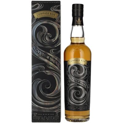 Compass Box SECRETS OF SMOKE Blended Malt Scotch Whisky 52% Vol. 0,7l in geschenkverpakking Compass Box SECRETS OF SMOKE Blended Malt Scotch Whisky 52% Vol. 0,7l in geschenkverpakking