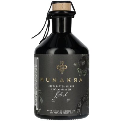 Munakra Handcrafted Vienna Contemporary Gin Black 42% Vol. 0,5l Munakra Handcrafted Vienna Contemporary Gin Black 42% Vol. 0,5l