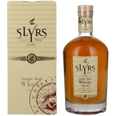 Slyrs CLASSIC Bavarian Single Malt Whisky 43% Vol. 0,7l in geschenkverpakking Slyrs CLASSIC Bavarian Single Malt Whisky 43% Vol. 0,7l in geschenkverpakking