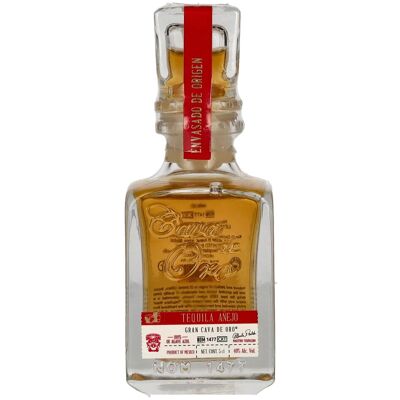 Gran Cava de Oro Tequila AÑEJO 100% de Agave Azul 40% Vol. 0,05l Gran Cava de Oro Tequila AÑEJO 100% de Agave Azul 40% Vol. 0,05l