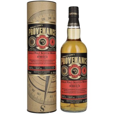 Douglas Laing PROVENANCE Benriach 8 Years Old Single Cask Malt 2014 46% Vol. 0,7l in geschenkverpakking Douglas Laing PROVENANCE Benriach 8 Years Old Single Cask Malt 2014 46% Vol. 0,7l in geschenkverpakking