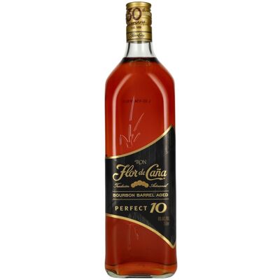 Flor de Caña PERFECT 10 Bourbon Barrel Aged 40% Vol. 1l Flor de Caña PERFECT 10 Bourbon Barrel Aged 40% Vol. 1l