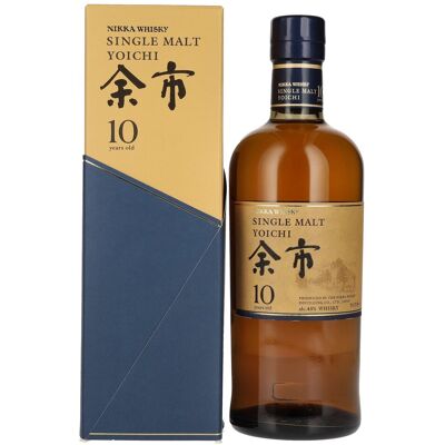Nikka Whisky Nikka 10 Years Old Yoichi Single Malt Whisky 45% Vol. 0,7l in geschenkverpakking Nikka Whisky Nikka 10 Years Old Yoichi Single Malt Whisky 45% Vol. 0,7l in geschenkverpakking