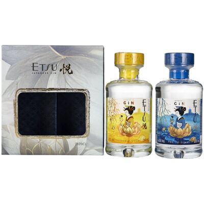 Etsu Gin Etsu Japanese Gin Set 43% Vol. 2x0,2l in geschenkverpakking Etsu Gin Etsu Japanese Gin Set 43% Vol. 2x0,2l in geschenkverpakking