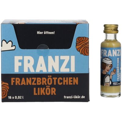 Franzi Likör Franzi Franzbrötchen Likör 15% Vol. 16x0,02l Franzi Likör Franzi Franzbrötchen Likör 15% Vol. 16x0,02l