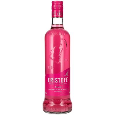 Eristoff PINK Strawberry Flavours & Vodka Liqueur 18% Vol. 0,7l Eristoff PINK Strawberry Flavours & Vodka Liqueur 18% Vol. 0,7l