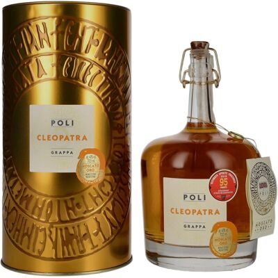 Poli Grappa & Gedistilleerd Poli Grappa Cleopatra Moscato Oro 40% Vol. 0,7l in Tinbox Poli Grappa & Gedistilleerd Poli Grappa Cleopatra Moscato Oro 40% Vol. 0,7l in Tinbox
