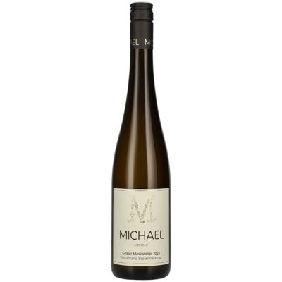 Wijnhuis Michael MICHAEL Gelber Muskateller Vulkanland Steiermark DAC 2025 11,5% Vol. 0,75l Wijnhuis Michael MICHAEL Gelber Muskateller Vulkanland Steiermark DAC 2025 11,5% Vol. 0,75l