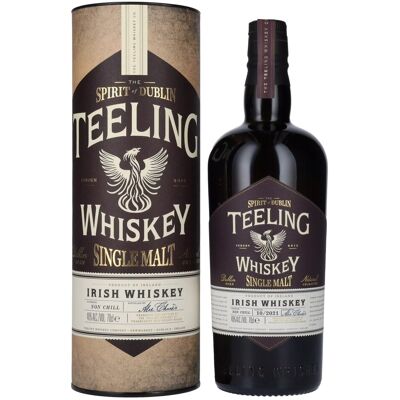 Teeling Whiskey SINGLE MALT Irish Whiskey 46% Vol. 0,7l in geschenkverpakking Teeling Whiskey SINGLE MALT Irish Whiskey 46% Vol. 0,7l in geschenkverpakking