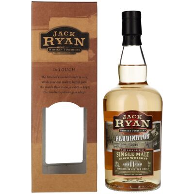 Jack Ryan whisky Jack Ryan HADDINGTON 11 Years Old Single Malt Irish Whiskey Rum Cask Reserve 46% Vol. 0,7l in geschenkverpakking Jack Ryan whisky Jack Ryan HADDINGTON 11 Years Old Single Malt Irish Whiskey Rum Cask Reserve 46% Vol. 0,7l in geschenkverpakking