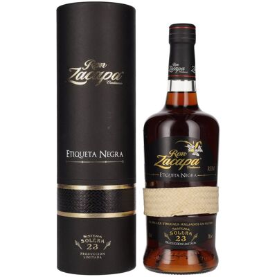 Ron Zacapa Centenario ETIQUETA NEGRA 23 Sistema Solera 43% Vol. 0,7l in geschenkverpakking Ron Zacapa Centenario ETIQUETA NEGRA 23 Sistema Solera 43% Vol. 0,7l in geschenkverpakking