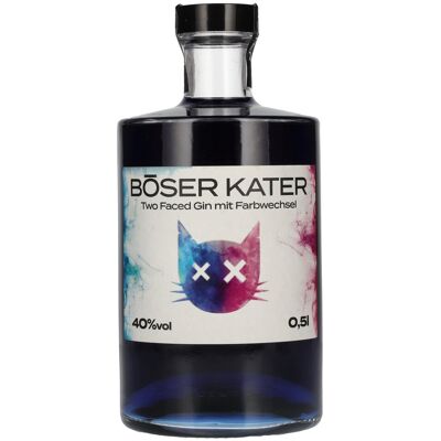 BÖSER KATER Handcrafted Two Faced Gin 40% Vol. 0,5l BÖSER KATER Handcrafted Two Faced Gin 40% Vol. 0,5l