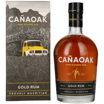 Canaoak Cañaoak Pure Blended Gold Rum 40% Vol. 0,7l in geschenkverpakking Canaoak Cañaoak Pure Blended Gold Rum 40% Vol. 0,7l in geschenkverpakking