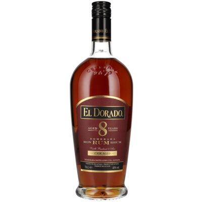 El Dorado 8 Years Old Cask Aged Demerara Rum 40% Vol. 0,7l El Dorado 8 Years Old Cask Aged Demerara Rum 40% Vol. 0,7l