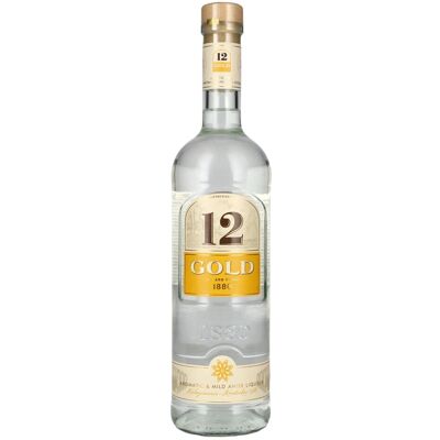 12 Ouzo 12 GOLD Anislikör by Ouzo 12 36% Vol. 0,7l 12 Ouzo 12 GOLD Anislikör by Ouzo 12 36% Vol. 0,7l