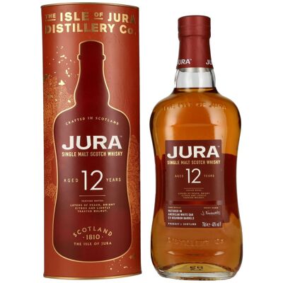 Jura 12 Years Old Single Malt Scotch Whisky 40% Vol. 0,7l in geschenkverpakking Jura 12 Years Old Single Malt Scotch Whisky 40% Vol. 0,7l in geschenkverpakking