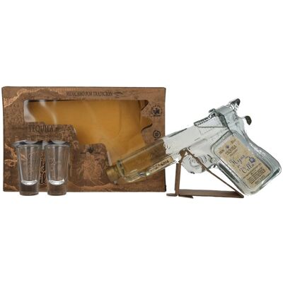 Hijos de Villa Tequila Reposado 38% Vol. 0,2l in geschenkverpakking met 2 Shotgläsern Hijos de Villa Tequila Reposado 38% Vol. 0,2l in geschenkverpakking met 2 Shotgläsern
