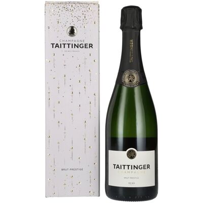 Taittinger Champagne Brut Prestige 12,5% Vol. 0,75l in geschenkverpakking Taittinger Champagne Brut Prestige 12,5% Vol. 0,75l in geschenkverpakking