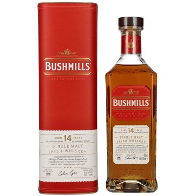 Bushmills 14 Years Old Single Malt Irish Whiskey MALAGA CASK Finish 40% Vol. 0,7l in geschenkverpakking Bushmills 14 Years Old Single Malt Irish Whiskey MALAGA CASK Finish 40% Vol. 0,7l in geschenkverpakking