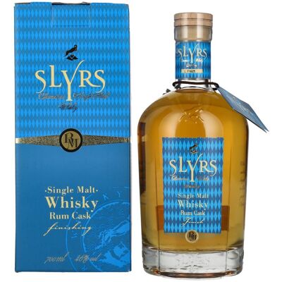 Slyrs RUM CASK FINISH Single Malt Whisky Limited Edition 46% Vol. 0,7l in geschenkverpakking Slyrs RUM CASK FINISH Single Malt Whisky Limited Edition 46% Vol. 0,7l in geschenkverpakking