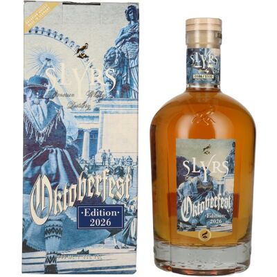 Slyrs Single Malt Whisky Oktoberfest Edition 2026 45% Vol. 0,7l in geschenkverpakking Slyrs Single Malt Whisky Oktoberfest Edition 2026 45% Vol. 0,7l in geschenkverpakking