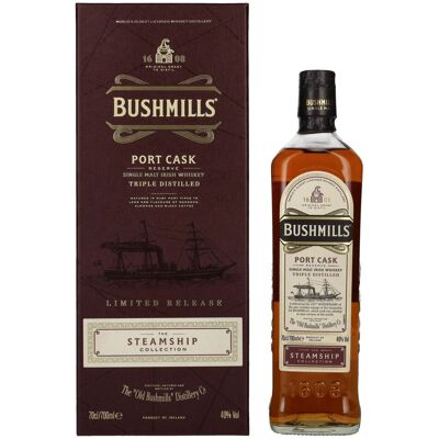 Bushmills PORT CASK Reserve The Steamship Collection 40% Vol. 0,7l in geschenkverpakking Bushmills PORT CASK Reserve The Steamship Collection 40% Vol. 0,7l in geschenkverpakking