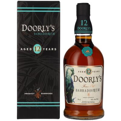 Doorly's Barbados Rum Doorly's 12 Years Old Fine Old Barbados Rum 43% Vol. 0,7l in geschenkverpakking Doorly's Barbados Rum Doorly's 12 Years Old Fine Old Barbados Rum 43% Vol. 0,7l in geschenkverpakking