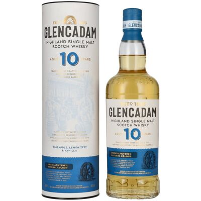 Glencadam 10 Years Old Highland Single Malt Scotch Whisky 46% Vol. 0,7l in geschenkverpakking Glencadam 10 Years Old Highland Single Malt Scotch Whisky 46% Vol. 0,7l in geschenkverpakking