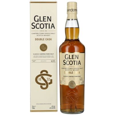 Glen Scotia DOUBLE CASK PX Sherry Casks Single Malt Scotch Whisky 46% Vol. 0,7l in geschenkverpakking Glen Scotia DOUBLE CASK PX Sherry Casks Single Malt Scotch Whisky 46% Vol. 0,7l in geschenkverpakking