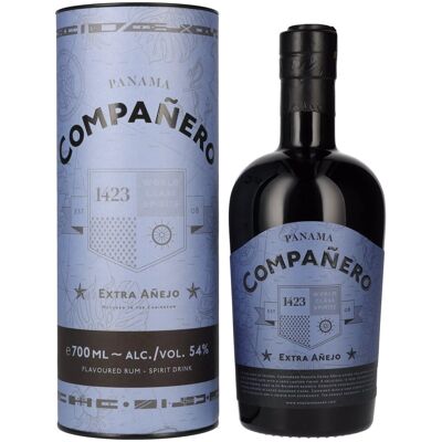 1423 World Class Spirits Compañero PANAMA Extra Añejo Spirit Drink 54% Vol. 0,7l in geschenkverpakking 1423 World Class Spirits Compañero PANAMA Extra Añejo Spirit Drink 54% Vol. 0,7l in geschenkverpakking
