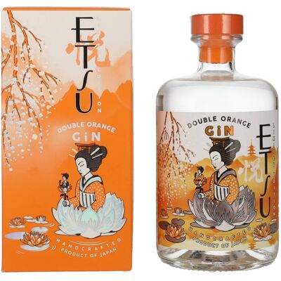 Etsu Gin DOUBLE ORANGE Limited Edition 43% Vol. 0,7l in geschenkverpakking Etsu Gin DOUBLE ORANGE Limited Edition 43% Vol. 0,7l in geschenkverpakking