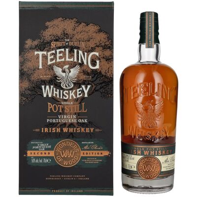 Teeling Whiskey Single Pot Still WONDERS OF WOOD Virgin Portuguese Oak Second Edition 50% Vol. 0,7l in geschenkverpakking Teeling Whiskey Single Pot Still WONDERS OF WOOD Virgin Portuguese Oak Second Edition 50% Vol. 0,7l in geschenkverpakking