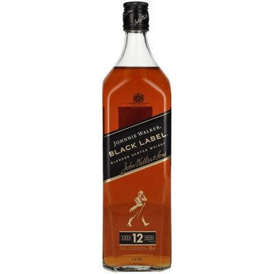 Johnnie Walker BLACK LABEL 12 Years Old Blended Scotch Whisky 40% Vol. 1l Johnnie Walker BLACK LABEL 12 Years Old Blended Scotch Whisky 40% Vol. 1l