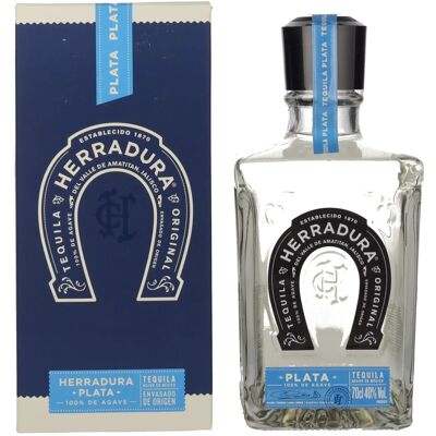 Herradura Tequila PLATA 100% de Agave 40% Vol. 0,7l in geschenkverpakking Herradura Tequila PLATA 100% de Agave 40% Vol. 0,7l in geschenkverpakking