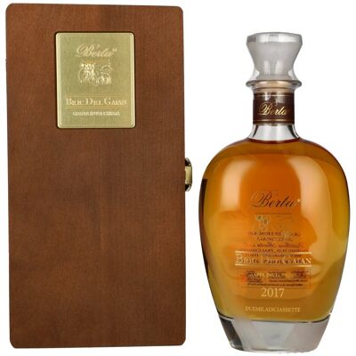 Berta Grappa Berta Bric del Gaian Grappa di Moscato Invecchiata 2017 43% Vol. 0,7l in Holzkiste Berta Grappa Berta Bric del Gaian Grappa di Moscato Invecchiata 2017 43% Vol. 0,7l in Holzkiste