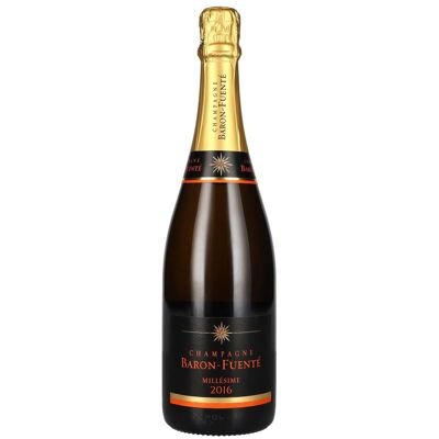 Champagne Baron-Fuenté Baron-Fuenté MILLÉSIME Champagne Brut 2016 12,5% Vol. 0,75l Champagne Baron-Fuenté Baron-Fuenté MILLÉSIME Champagne Brut 2016 12,5% Vol. 0,75l