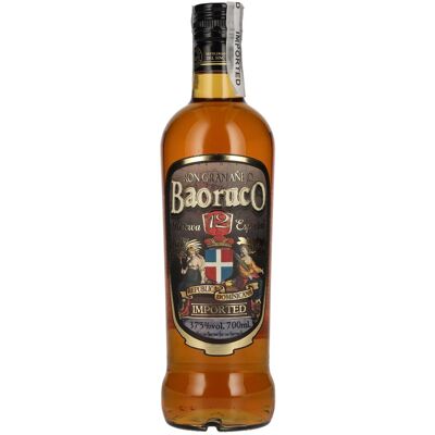 Baoruco Rum Ron Baoruco Ron Gran Añejo 12 Años Rum 37,5% Vol. 0,7l Baoruco Rum Ron Baoruco Ron Gran Añejo 12 Años Rum 37,5% Vol. 0,7l
