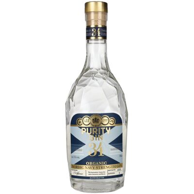 Zuiverheid Wodka & Gin Purity 34 CRAFT NORDIC NAVY STRENGTH Organic Gin 57,1% Vol. 0,7l Zuiverheid Wodka & Gin Purity 34 CRAFT NORDIC NAVY STRENGTH Organic Gin 57,1% Vol. 0,7l