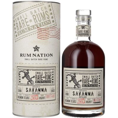 Rum Nation Rare Rums SAVANNA 2006/2022 57,7% Vol. 0,7l in geschenkverpakking Rum Nation Rare Rums SAVANNA 2006/2022 57,7% Vol. 0,7l in geschenkverpakking