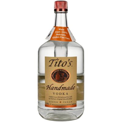 Tito's handgemaakte wodka Tito's Handmade Vodka 40% Vol. 1,75l Tito's handgemaakte wodka Tito's Handmade Vodka 40% Vol. 1,75l