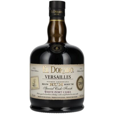 El Dorado Rum VERSAILLES Special White Port Casks 2005 55,3% Vol. 0,7l El Dorado Rum VERSAILLES Special White Port Casks 2005 55,3% Vol. 0,7l
