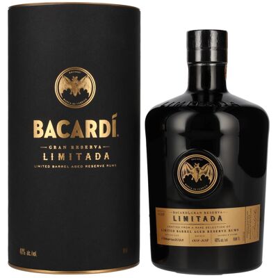 Bacardi Gran Reserva LIMITADA Limited Batch Rum 40% Vol. 1l in geschenkverpakking Bacardi Gran Reserva LIMITADA Limited Batch Rum 40% Vol. 1l in geschenkverpakking
