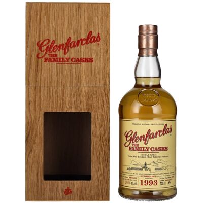 Glenfarclas THE FAMILY CASKS Single Cask SUMMER 2021 4th Fill Butt 1993 57,6% Vol. 0,7l in Holzkiste Glenfarclas THE FAMILY CASKS Single Cask SUMMER 2021 4th Fill Butt 1993 57,6% Vol. 0,7l in Holzkiste