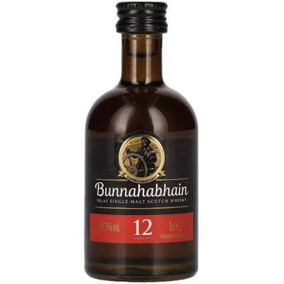 Bunnahabhain 12 Years Old Islay Single Malt Scotch Whisky 46,3% Vol. 0,05l Bunnahabhain 12 Years Old Islay Single Malt Scotch Whisky 46,3% Vol. 0,05l