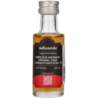 Aberlour A'BUNADH Original Cask Strength Batch No. 78 60,7% Vol. 0,02l Aberlour A'BUNADH Original Cask Strength Batch No. 78 60,7% Vol. 0,02l
