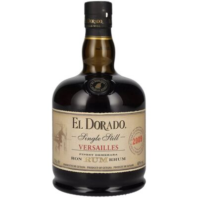 El Dorado VERSAILLES Single Still Finest Demerara Rum 2009 40% Vol. 0,7l El Dorado VERSAILLES Single Still Finest Demerara Rum 2009 40% Vol. 0,7l