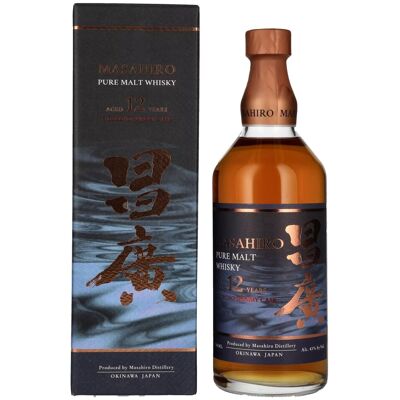 Masahiro 12 Years Old Pure Malt Whisky Oloroso Sherry Cask 43% Vol. 0,7l in geschenkverpakking Masahiro 12 Years Old Pure Malt Whisky Oloroso Sherry Cask 43% Vol. 0,7l in geschenkverpakking