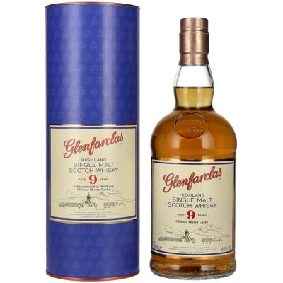Glenfarclas 9 Years Old Oloroso Sherry Casks Highland Single Malt 44,1% Vol. 0,7l in geschenkverpakking Glenfarclas 9 Years Old Oloroso Sherry Casks Highland Single Malt 44,1% Vol. 0,7l in geschenkverpakking